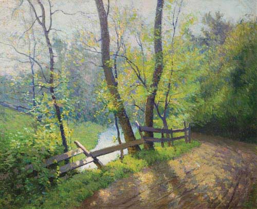 Painting Code#2111-William J. Kaula: Springtime