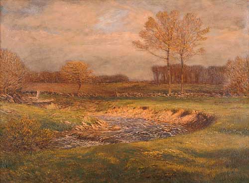 Painting Code#2134-Dwight Tryon: The Brook in May