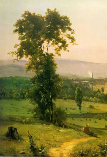 Painting Code#2171-Inness, George(USA): The Lackawanna Valley 