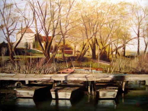 Painting Code#2194-Boatdock