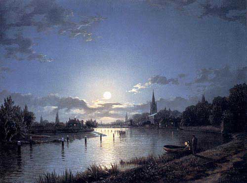 Painting Code#2199-Pether, Henry(France): Marlow On Thames
