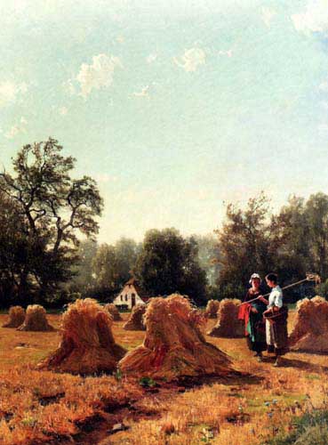 Painting Code#2201-Stachouwer, Jacobus Nicolaas Tjarda Van: The Harvesters: An Allegory Of Summer
