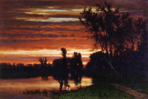 Painting Code#2259-George Inness - Dawn