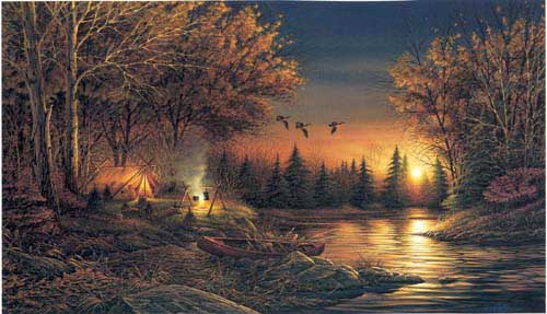Painting Code#2273-Terry Redlin: Evening Solitude