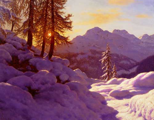 Painting Code#2314-Choultse, Ivan: Snowy Landscape
