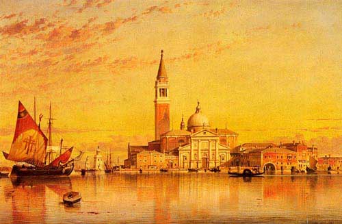 Painting Code#2318-Cooke, Edward William(UK): San Giorgio Maggior, Venice