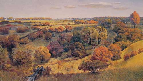 Painting Code#2390-Falter, John Philip(USA): Valley in Autumn
