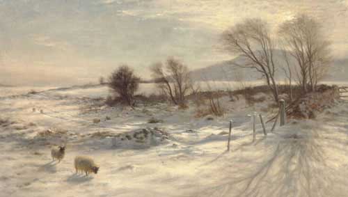 Painting Code#2391-Farquharson, Joseph(Scotland): When snow the pasture sheets