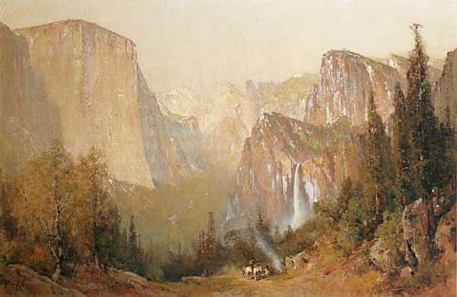 Painting Code#2447-Hill, Thomas(USA): Yosemite Valley