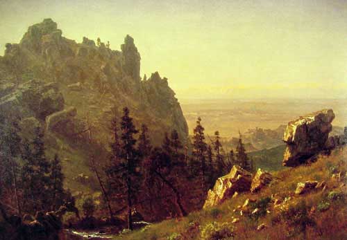 Painting Code#2469-Bierstadt, Albert(USA): Wind River Country