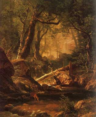 Painting Code#2473-Bierstadt, Albert(USA): White Mountains, New Hampshire
