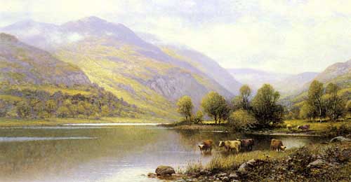 Painting Code#2603-Glendening, Alfred(England): Near Capel Curig, North Wales