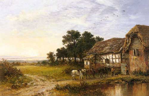 Painting Code#2670-Leader, Benjamin Williams(England): Returning Home