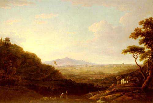 Painting Code#2694-Marlow, William(France): Rome From Monte Mario