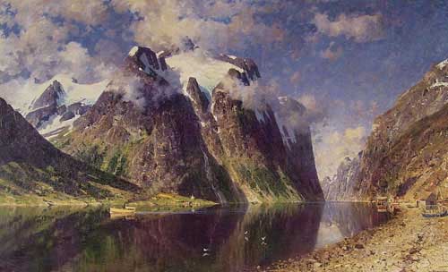 Painting Code#2735-Normann, Adelsteen(Norway): The Fjord