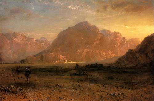 Painting Code#2849-Frederic Edwin Church - The Arabian Desert