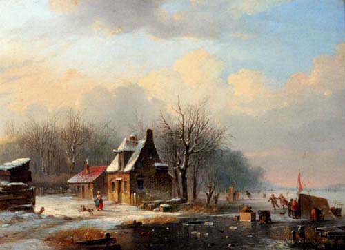 Painting Code#2964-Stok, Jacobus Van Der: Winter