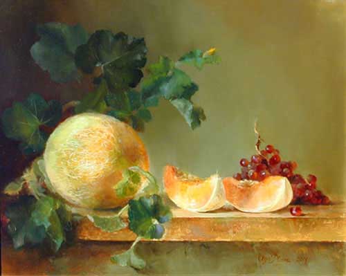 Painting Code#3040-Fruit Still Life