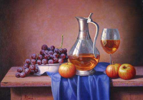 Painting Code#3044-Paul Morgan - Fruit Still Life