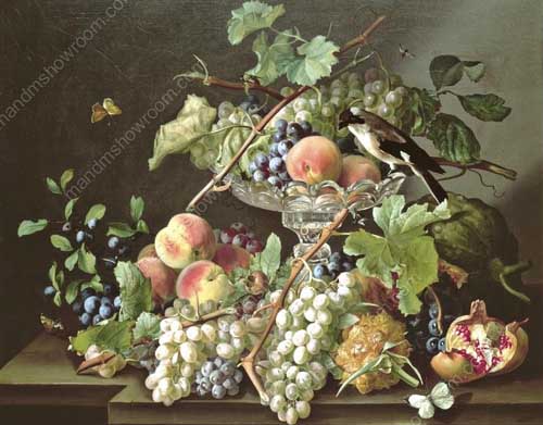 Painting Code#3091-Joseph Seboth - A Still Life of Fruit