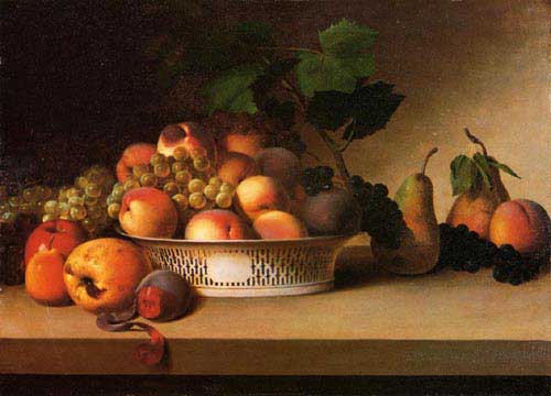Painting Code#3155-James Peale - An Abundance of Fruit
