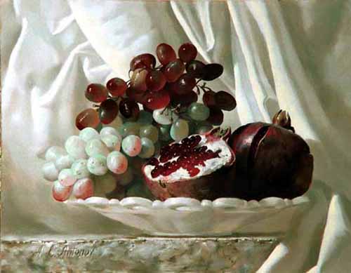 Painting Code#3184-Fruits Still Life