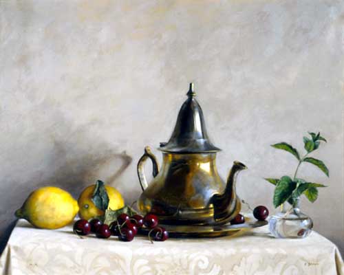 Painting Code#3202-Paul S. Brown: Moroccan Teapot
