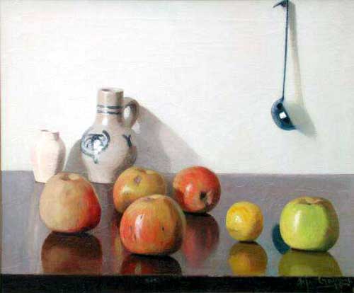Painting Code#3248-Fruits on Kitchen Table