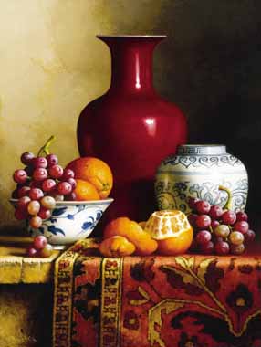 Painting Code#3266-Oriental Still Life