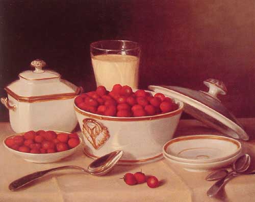 Painting Code#3348-Francis, John F(USA): Strawberries and Cream