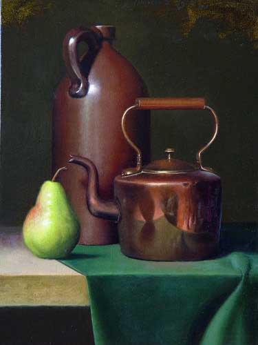 Painting Code#3419-Tyler, Timothy(USA): Pear and Copper