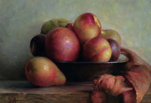 Painting Code#3507-Fruits in A Bowl