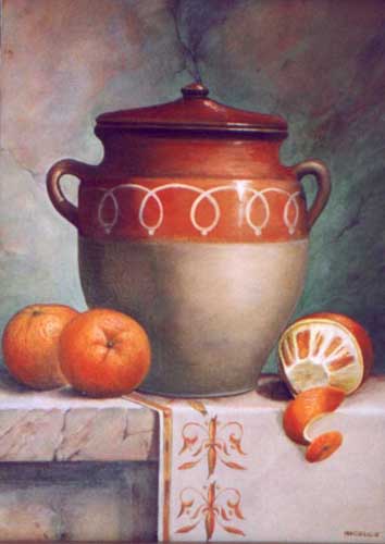Painting Code#3512-Yannis Moros: Oranges