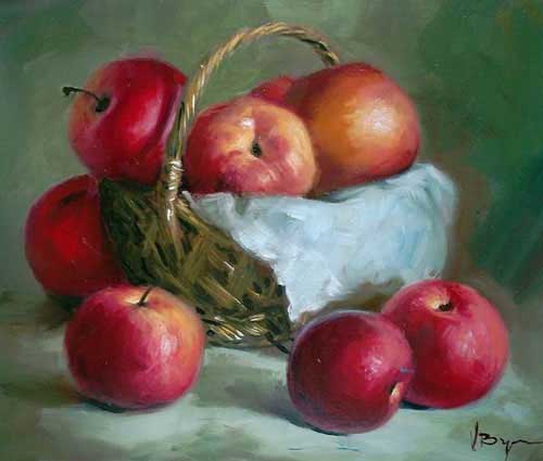 Painting Code#3524-Red Apples