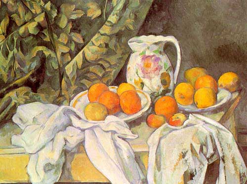 Painting Code#3566-Cezanne, Paul: Still Life with Drapery