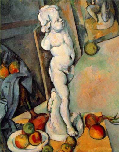 Painting Code#3577-Cezanne, Paul: Still Life with Plaster Cupid