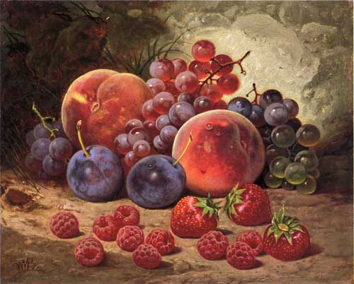 Painting Code#3627-William Mason Brown - Fruits of Summer
