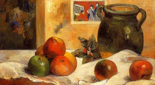 Painting Code#3701-Gauguin, Paul - Still Life with Japanese Print