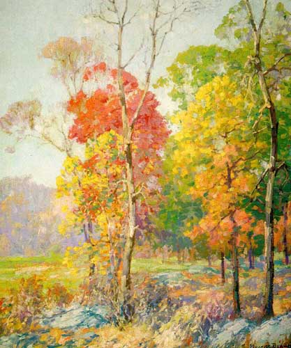 Painting Code#40103-Braun, Maurice: Autumn in New England