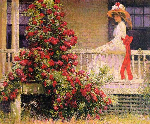 Painting Code#40215-Hale, Philip Leslie(USA): The Crimson Rambler
 