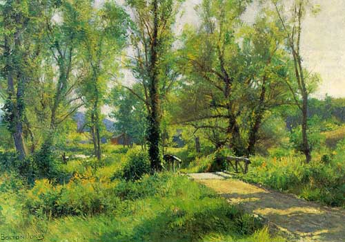 Painting Code#40257-Jones, Hugh Bolton(USA): Road to the Farm