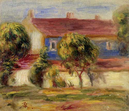 Painting Code#40259-Renoir, Pierre-Auguste - The Artist&#039;s House