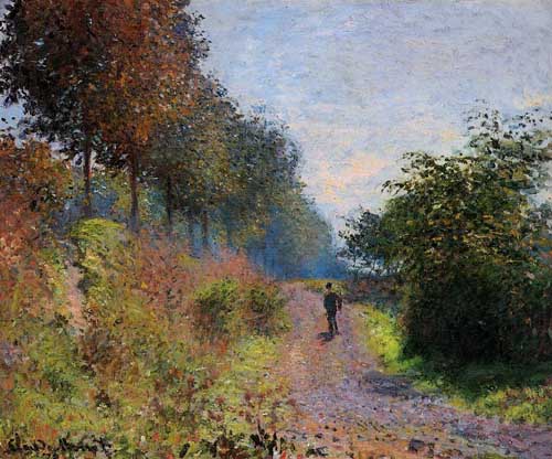 Painting Code#40264-Monet, Claude - The Sheltered Path