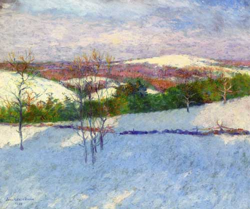 Painting Code#40300-John Leslie Breck - Early Snow