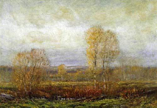 Painting Code#40316-Dwight W. Tryon - Autumn Day