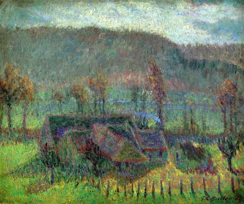 Painting Code#40329-Theodore Earle Butler - Valley Farm