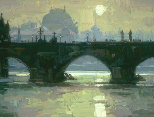 Painting Code#40350-Burdick, Scott(USA): Prague Sunrise