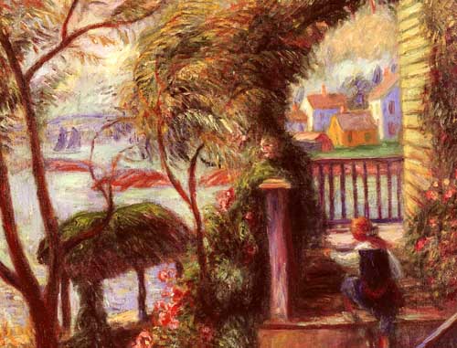 Painting Code#40398-Glackens, William(USA): East Point, Gloucester