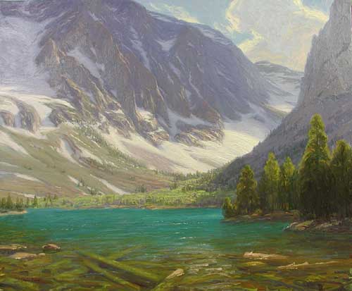 Painting Code#40405-Charles Muench: Parker Lake