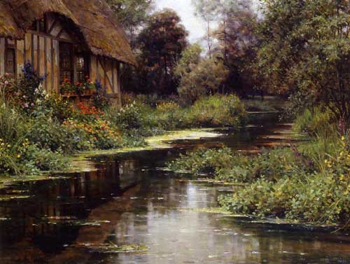 Painting Code#40438-Knight, Louis Aston(USA): Summer Afternoon, Normandy